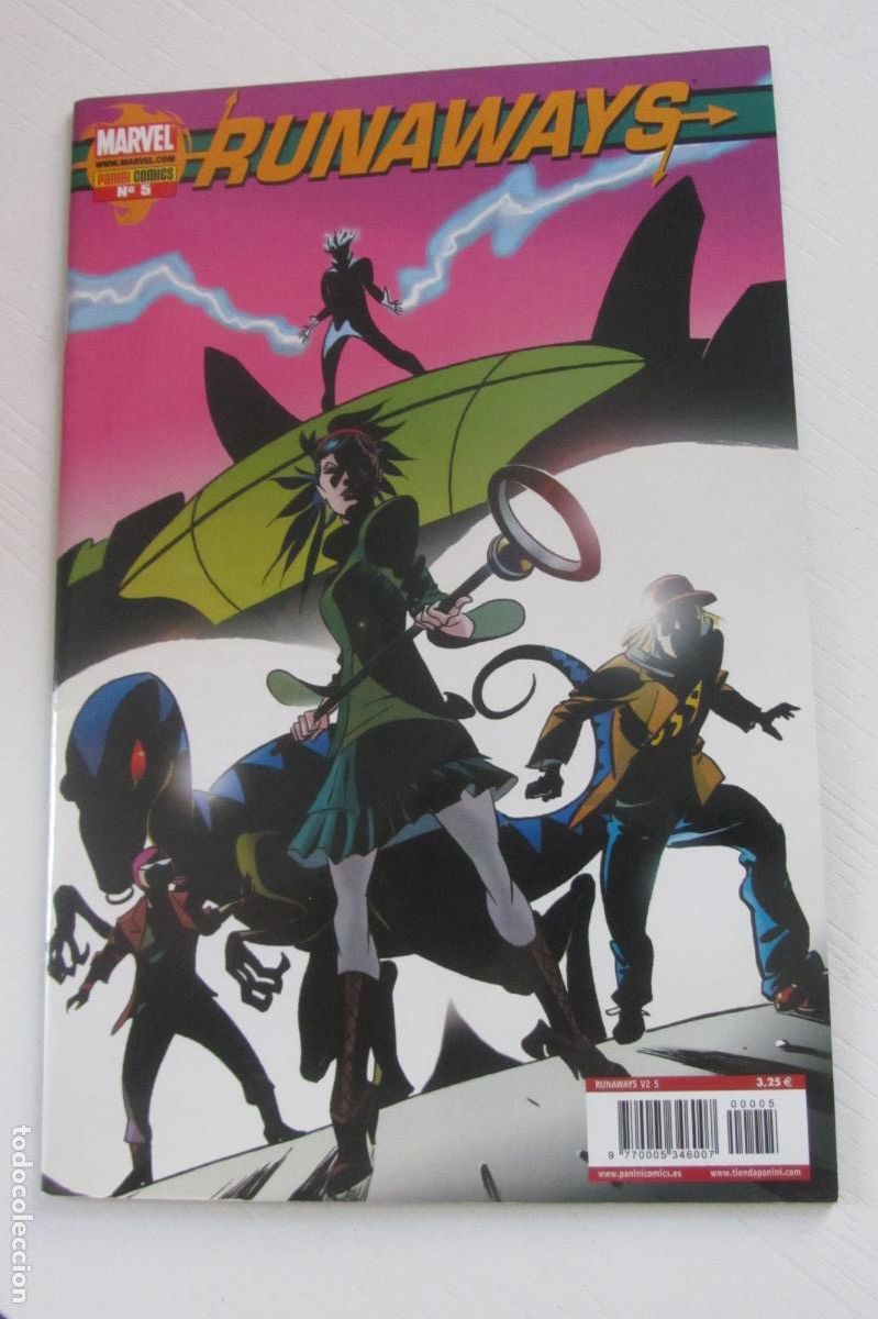 C&oacute;mics: RUNAWAYS N&ordm; 5 - VOL. II - VOLUMEN 2 - PANINI BUEN ESTADO ARX363