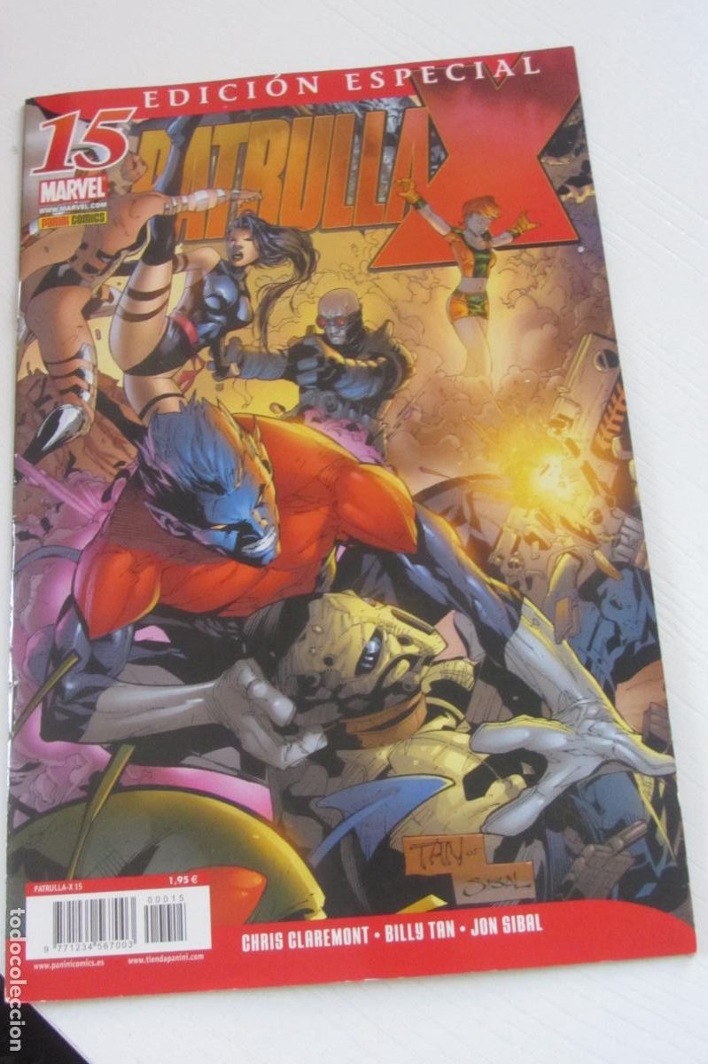 C&oacute;mics: LA PATRULLA X VOL.3 N&ordm; 15 EDICION ESPECIAL PANINI MARVEL ARX363