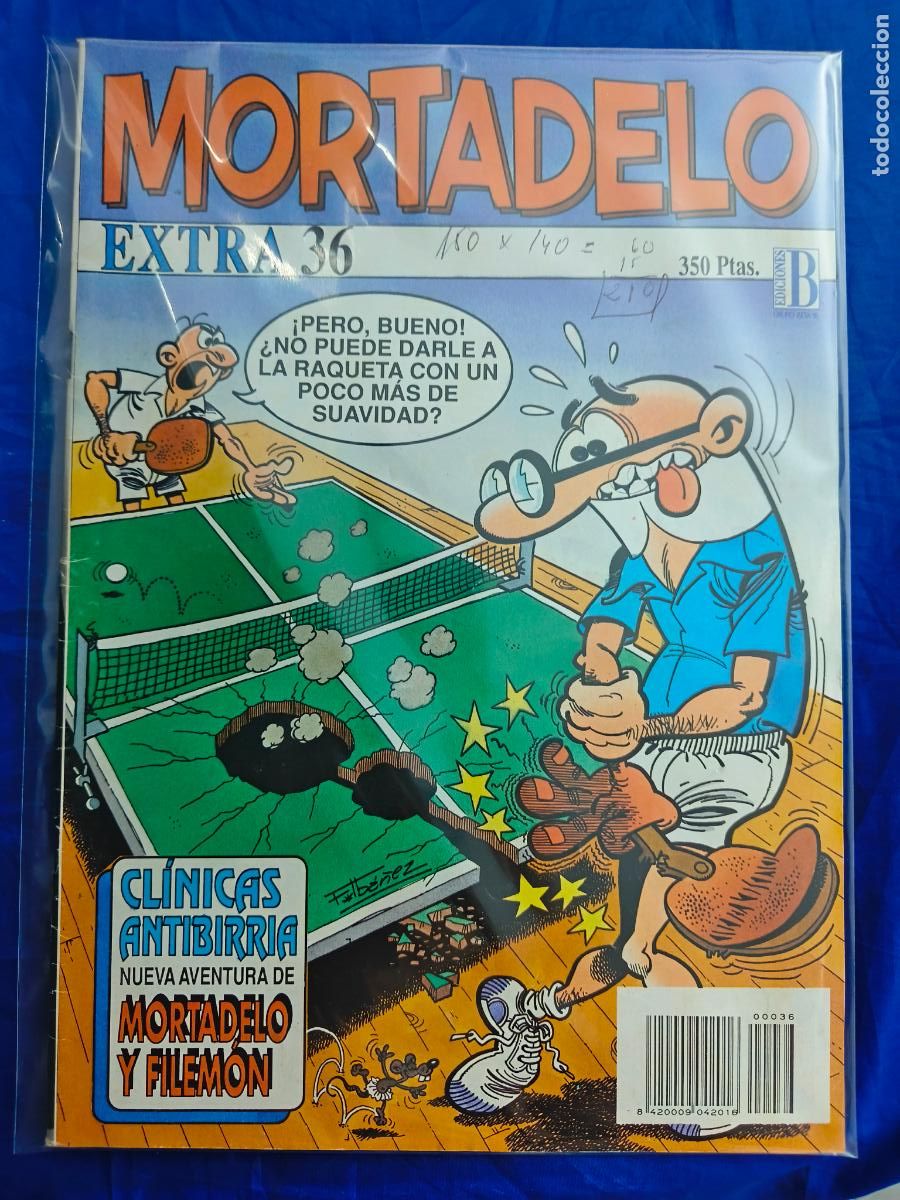C&oacute;mics: Mortadelo EXTRA #36 OREFSLL Boligrafo en la portada
