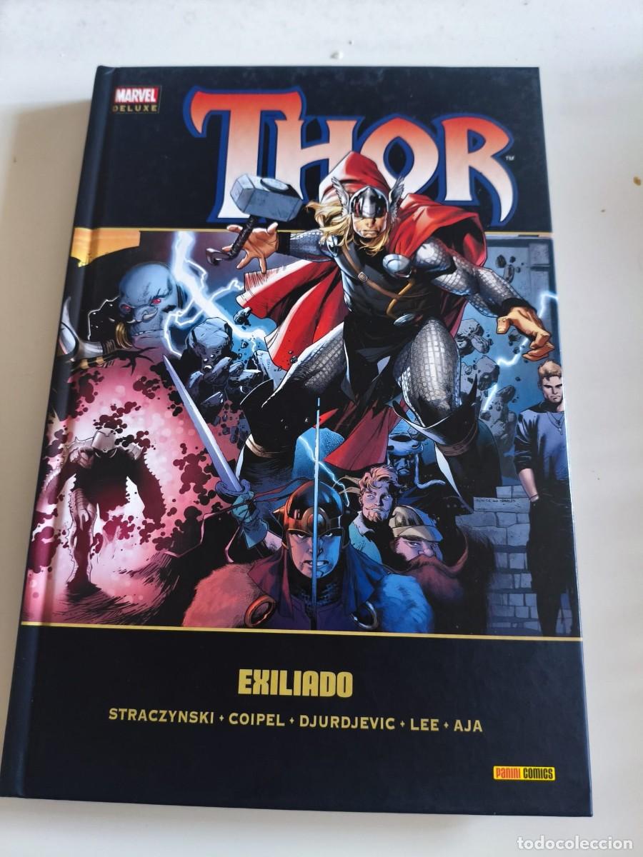 C&oacute;mics: Marvel Deluxe Thor 3 Exiliado Panini Straczynski Coipel