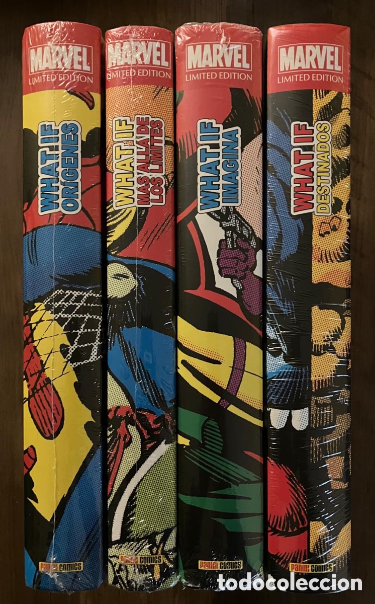 C&oacute;mics: WHAT IF / Or&iacute;genes - M&aacute;s all&aacute; de los limites - Imagina - Destinados / Marvel Limited Edition