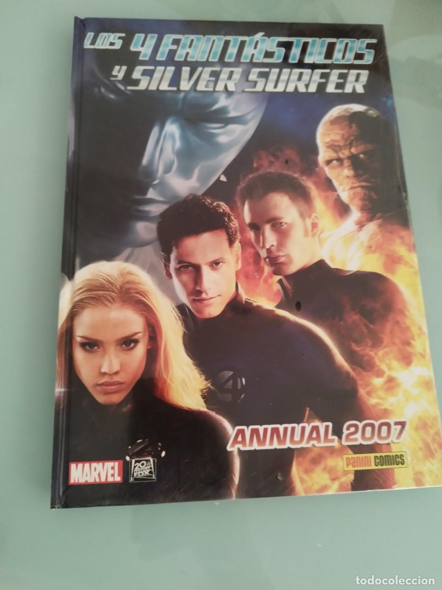 C&oacute;mics: Los 4 Fant&aacute;sticos y Silver Surfer - Annual 2007 - Panini, tapa dura. Precintado.