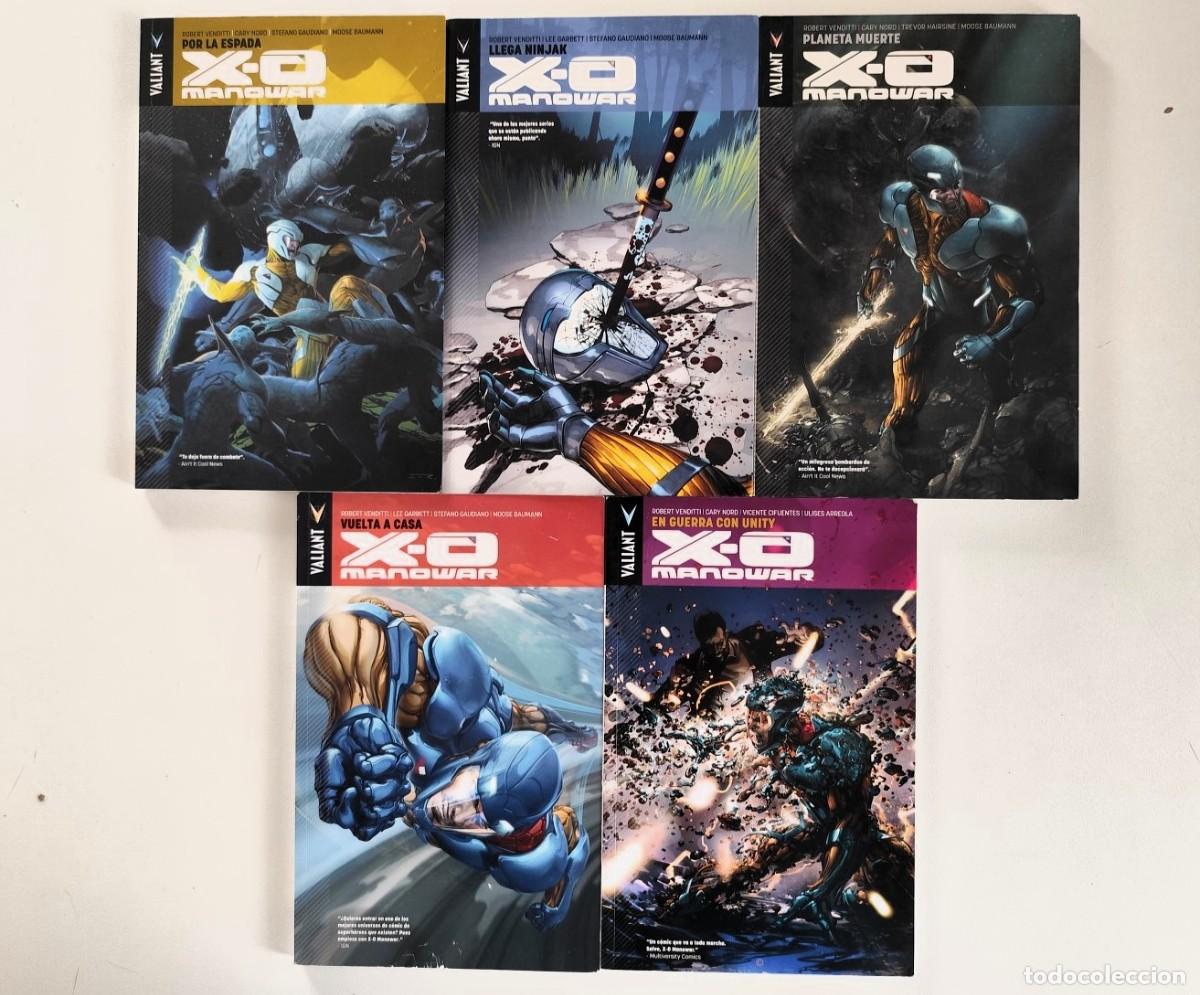 C&oacute;mics: X-O MANOWAR (Robert Venditti, Cary Nord) COMPLETA 5 TOMOS ~ VALIANT/PANINI/ALETA (2015)