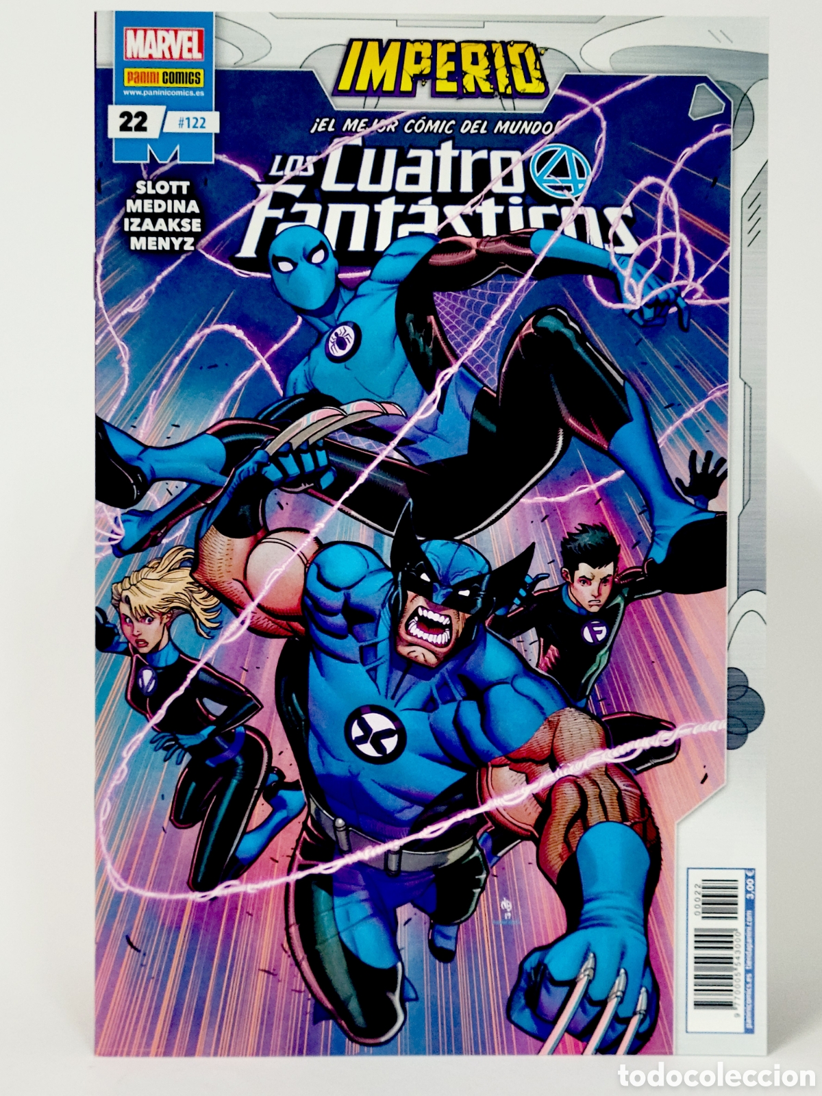 C&oacute;mics: C&Oacute;MIC LOS CUATRO FANTASTICOS 122 VOL.7 IMPERIO PANINI MARVEL VOLUMEN GRAPA DE KIOSCO