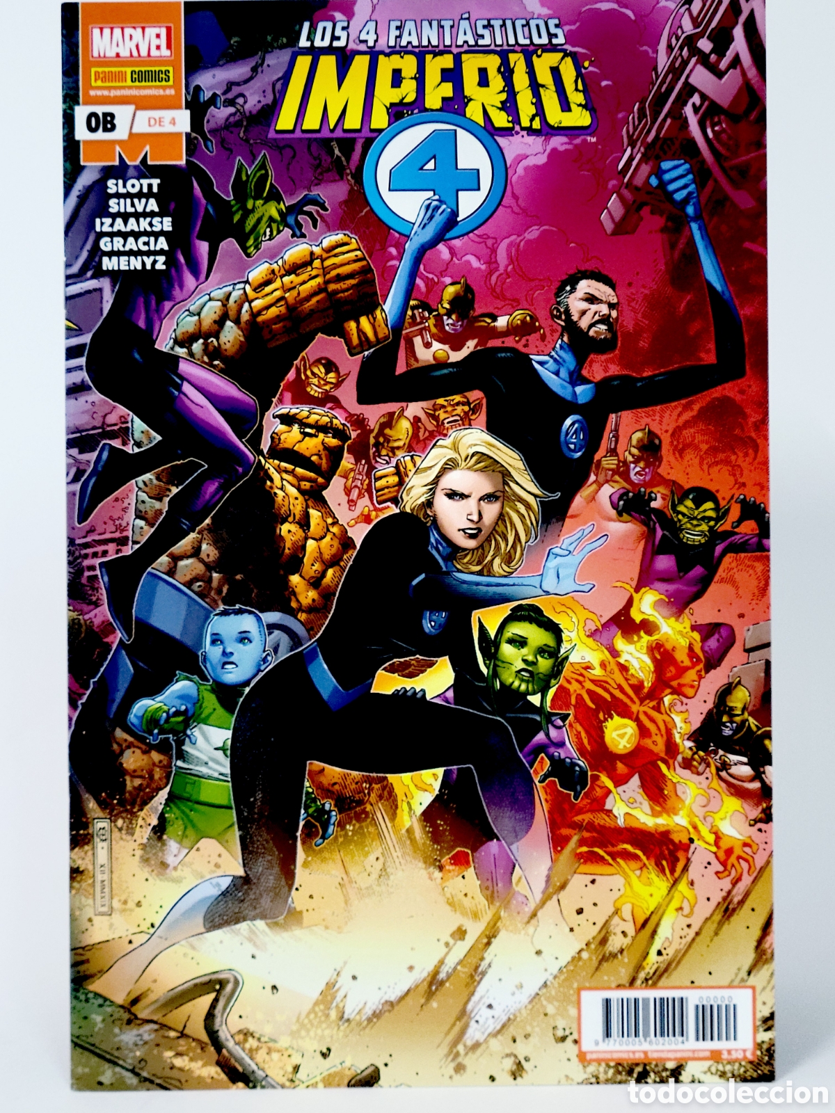 C&oacute;mics: C&Oacute;MIC IMPERIO OB LOS 4 FANT&Aacute;STICOS PANINI MARVEL GRAPA DE KIOSCO