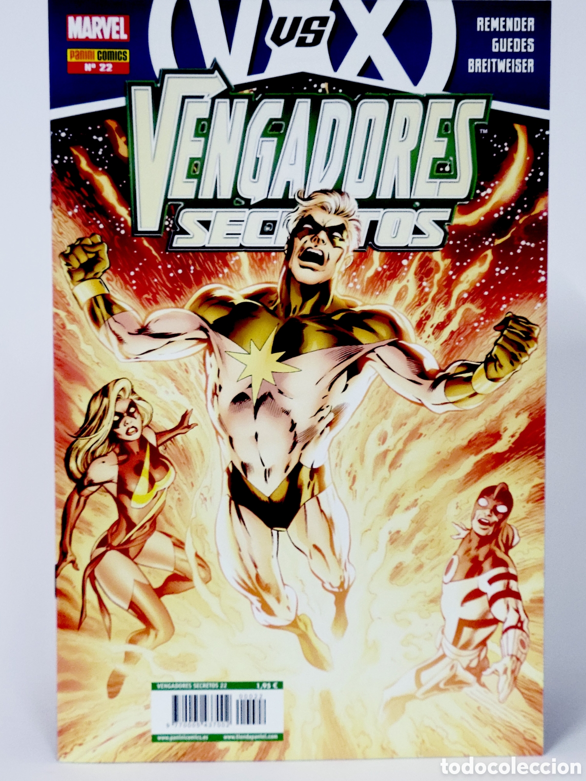 C&oacute;mics: C&Oacute;MIC VENGADORES SECRETOS 22 V VS X PANINI MARVEL GRAPA DE KIOSCO