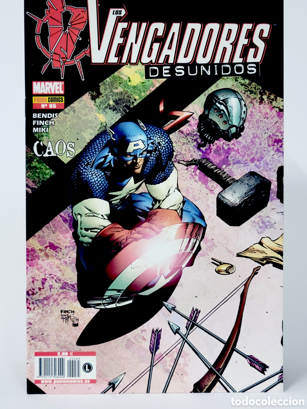 C&oacute;mics: C&Oacute;MIC LOS VENGADORES DESUNIDOS 85 CAOS PANINI MARVEL VOLUMEN GRAPA DE KIOSCO