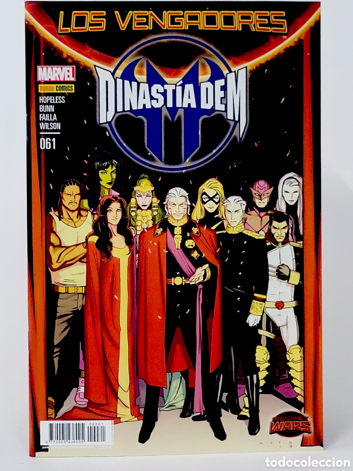 C&oacute;mics: C&Oacute;MIC LOS VENGADORES 61 DINAST&Iacute;A DE M VOL.4 PANINI MARVEL VOLUMEN GRAPA DE KIOSCO