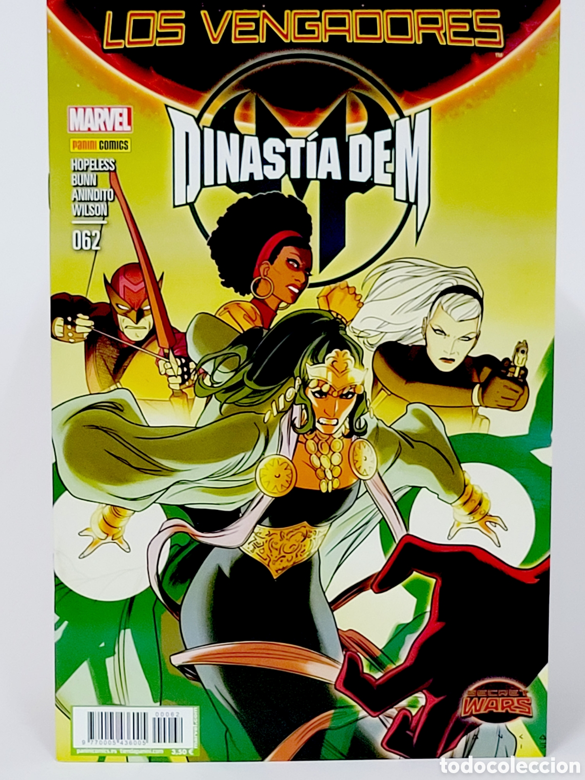 C&oacute;mics: C&Oacute;MIC LOS VENGADORES 62 DINAST&Iacute;A DE M VOL.4 PANINI MARVEL VOLUMEN GRAPA DE KIOSCO