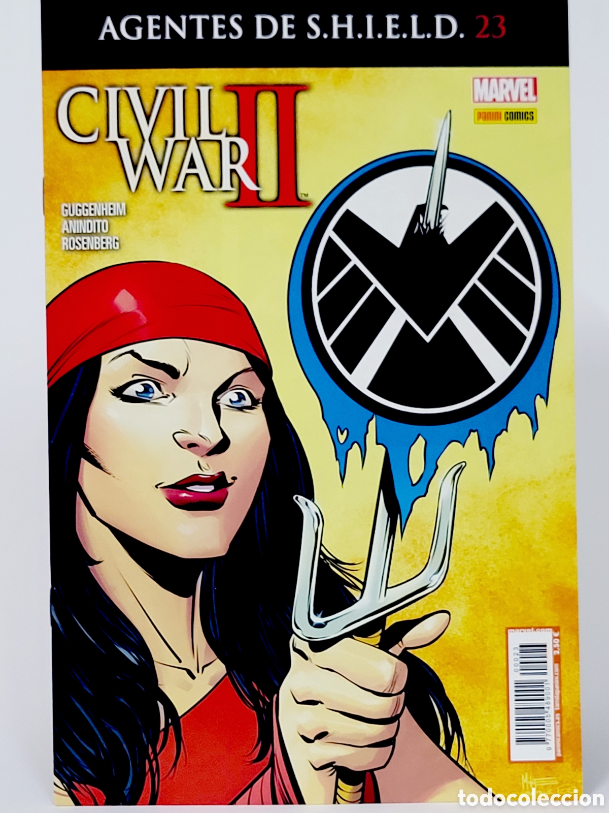 C&oacute;mics: C&Oacute;MIC AGENTES DE SHIELD 23 CIVIL WAR II PANINI MARVEL GRAPA DE KIOSCO