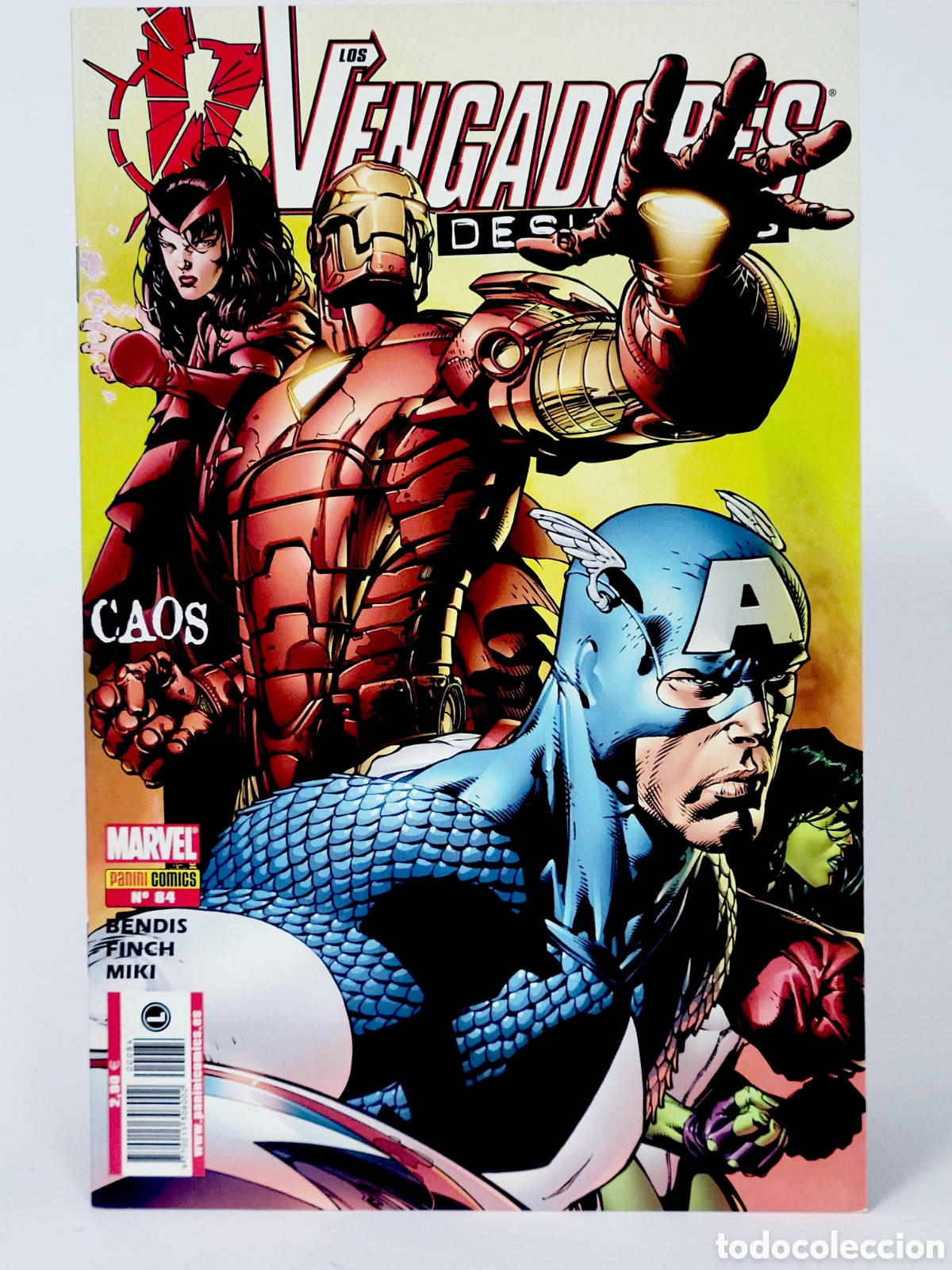 C&oacute;mics: C&Oacute;MIC LOS VENGADORES DESUNIDOS 6 CAOS PANINI MARVEL GRAPA DE KIOSCO