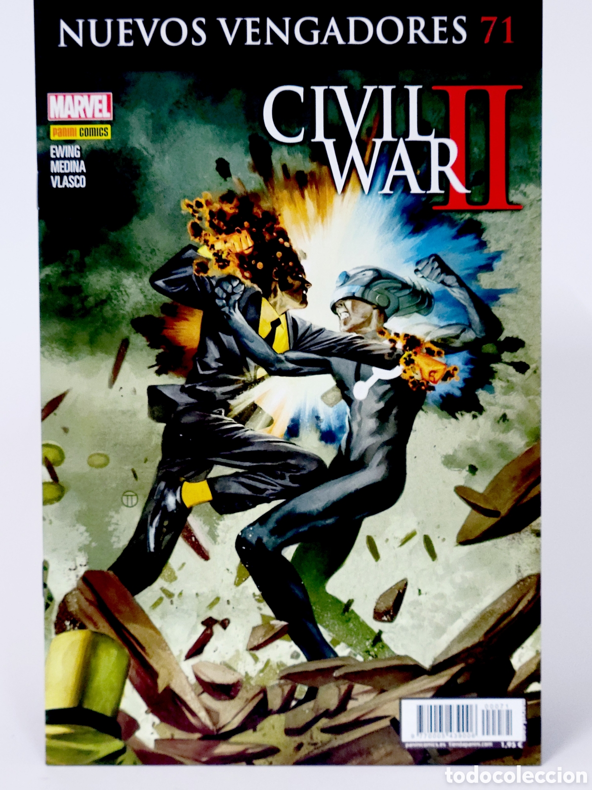C&oacute;mics: C&Oacute;MIC NUEVOS VENGADORES 71 CIVIL WAR II PANINI MARVEL GRAPA DE KIOSCO