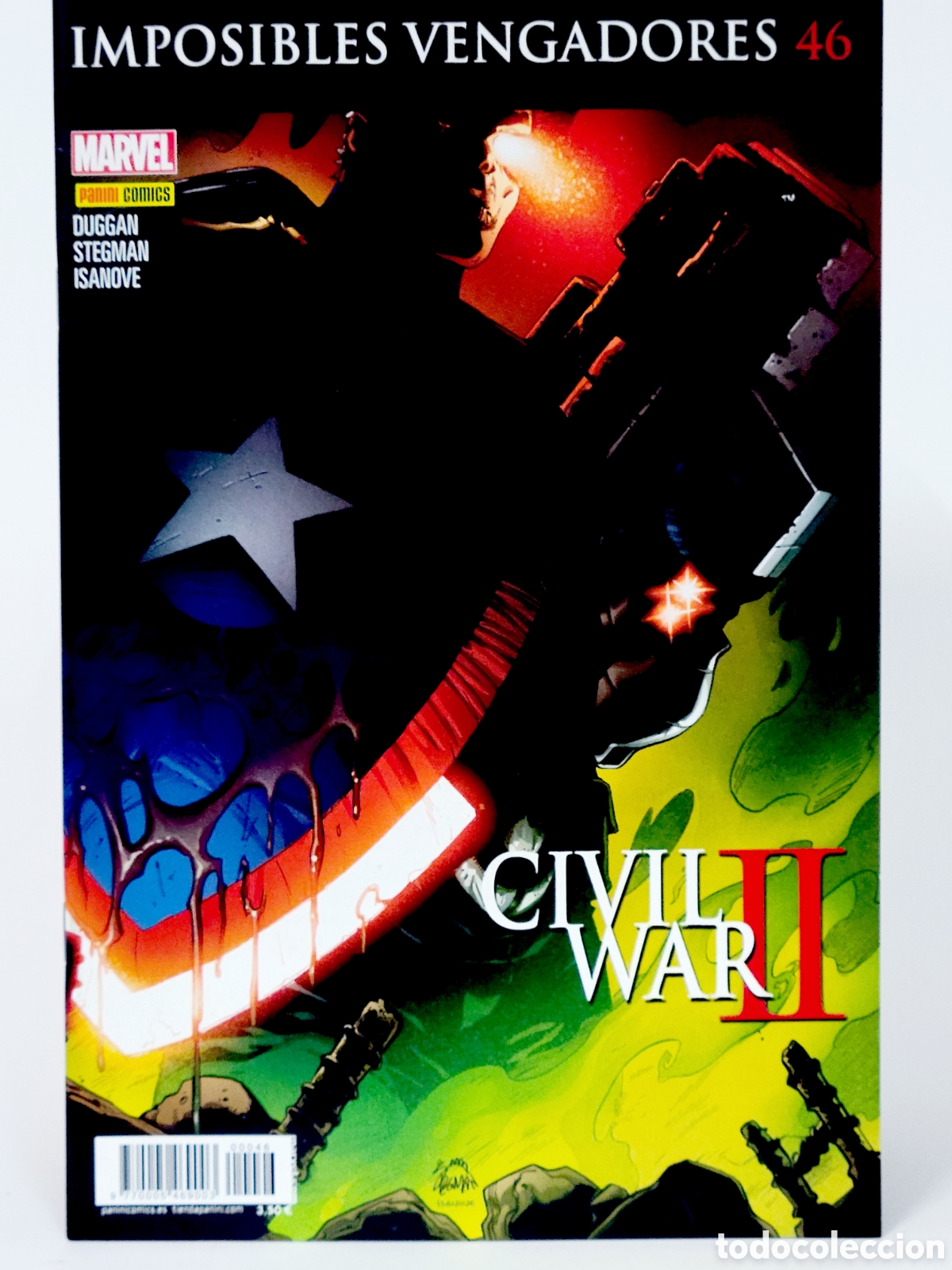 C&oacute;mics: C&Oacute;MIC IMPOSIBLES VENGADORES 46 CIVIL WAR II PANINI MARVEL GRAPA DE KIOSCO