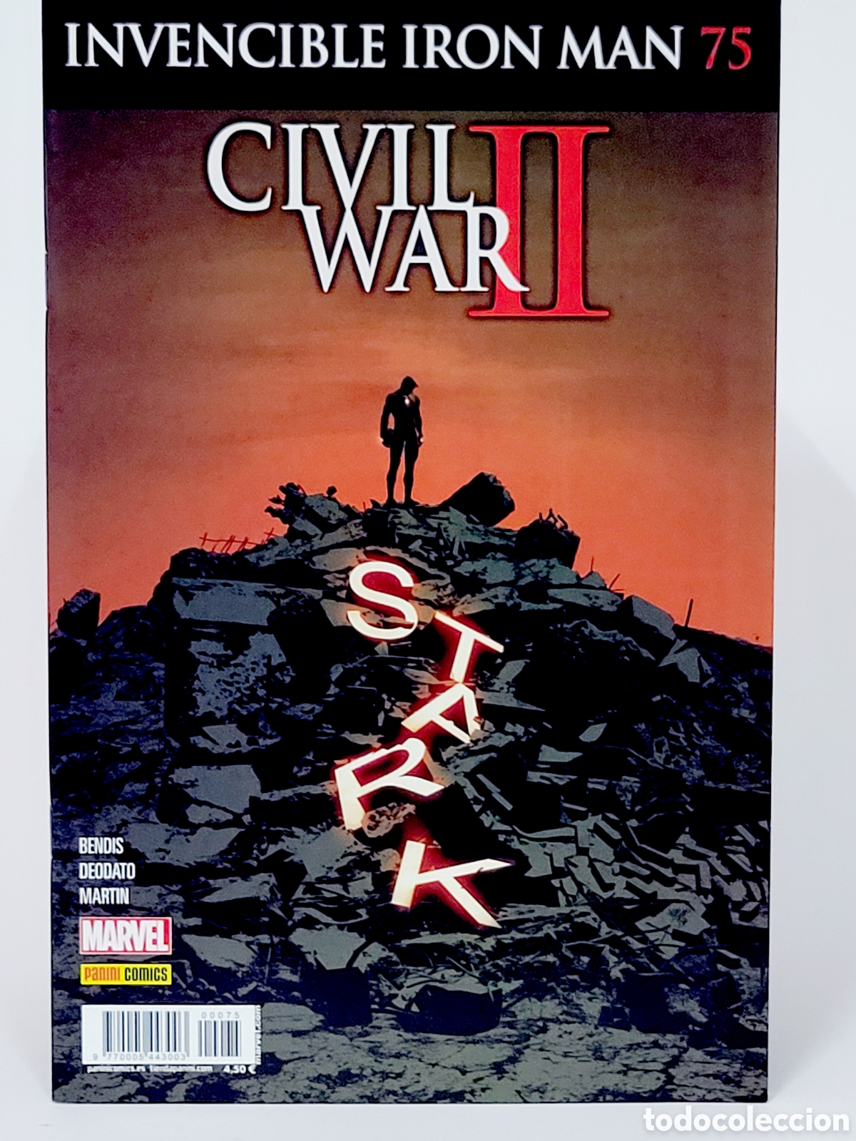 C&oacute;mics: C&Oacute;MIC INVENCIBLE IRON MAN 75 CIVIL WAR II PANINI MARVEL GRAPA DE KIOSCO
