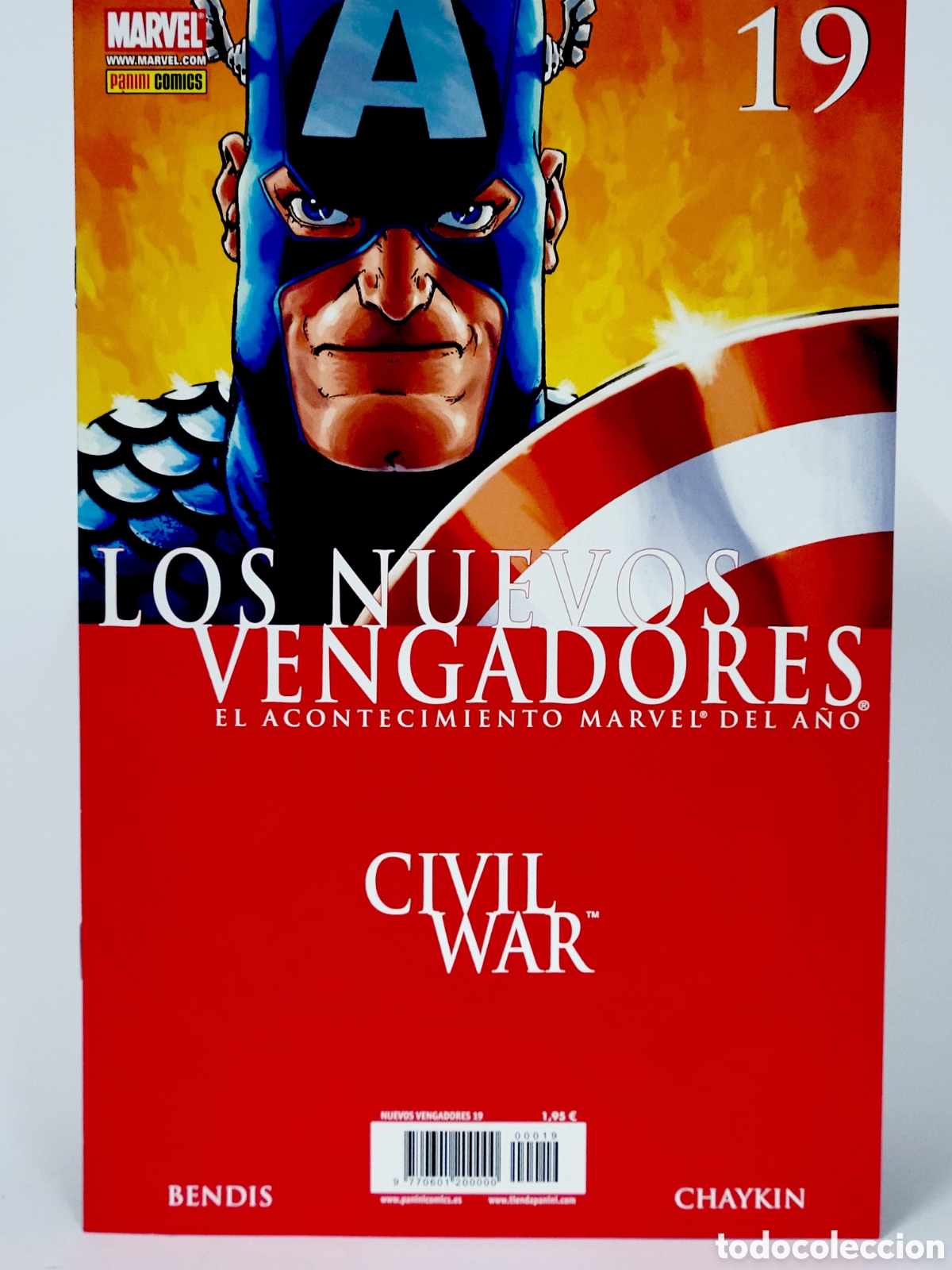 C&oacute;mics: C&Oacute;MIC LOS NUEVOS VENGADORES 19 CIVIL WAR PANINI MARVEL GRAPA DE KIOSCO