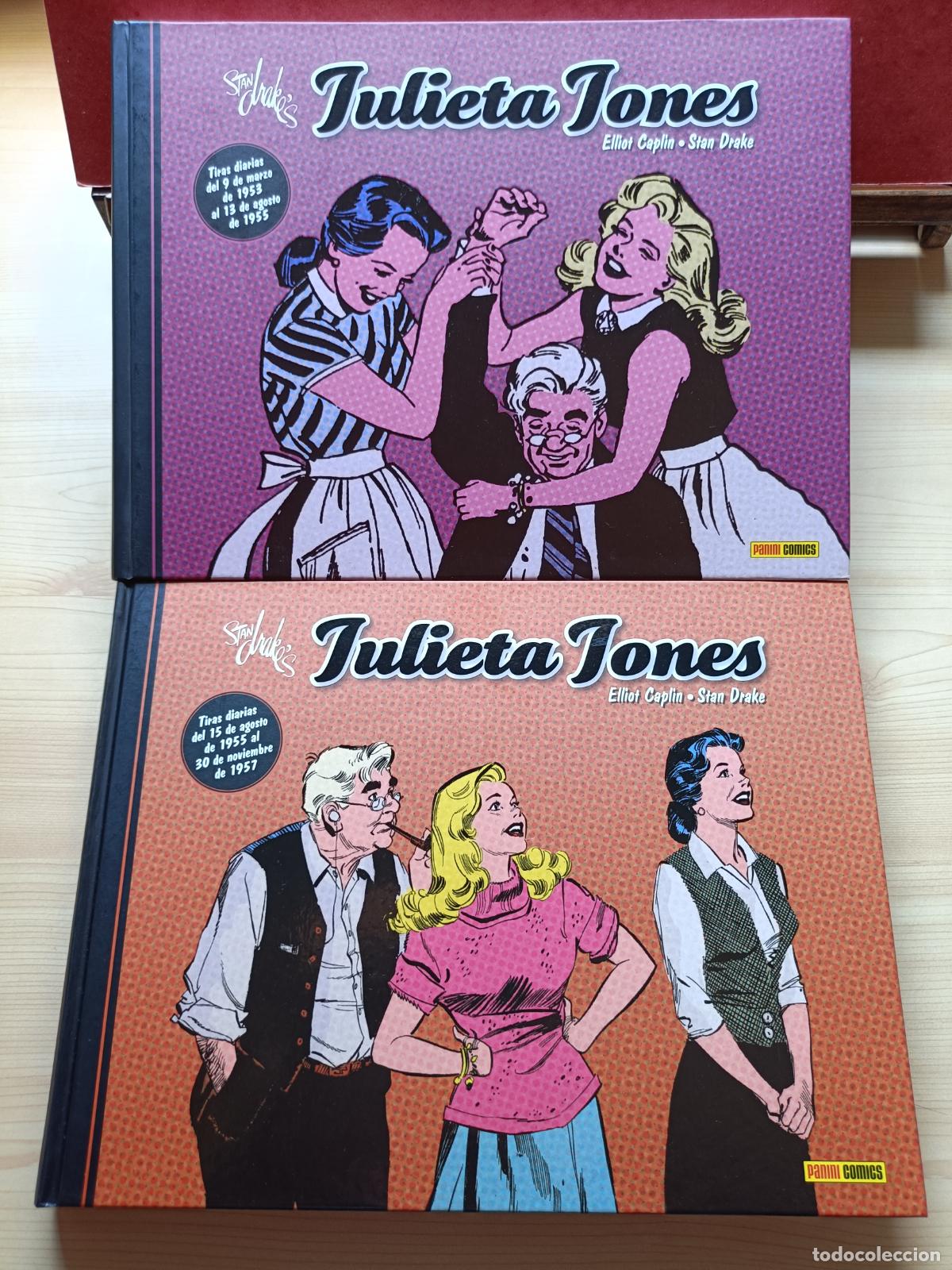 C&oacute;mics: Julieta Jones. Stan Drake. Panini C&oacute;mics, 2 Tomos.