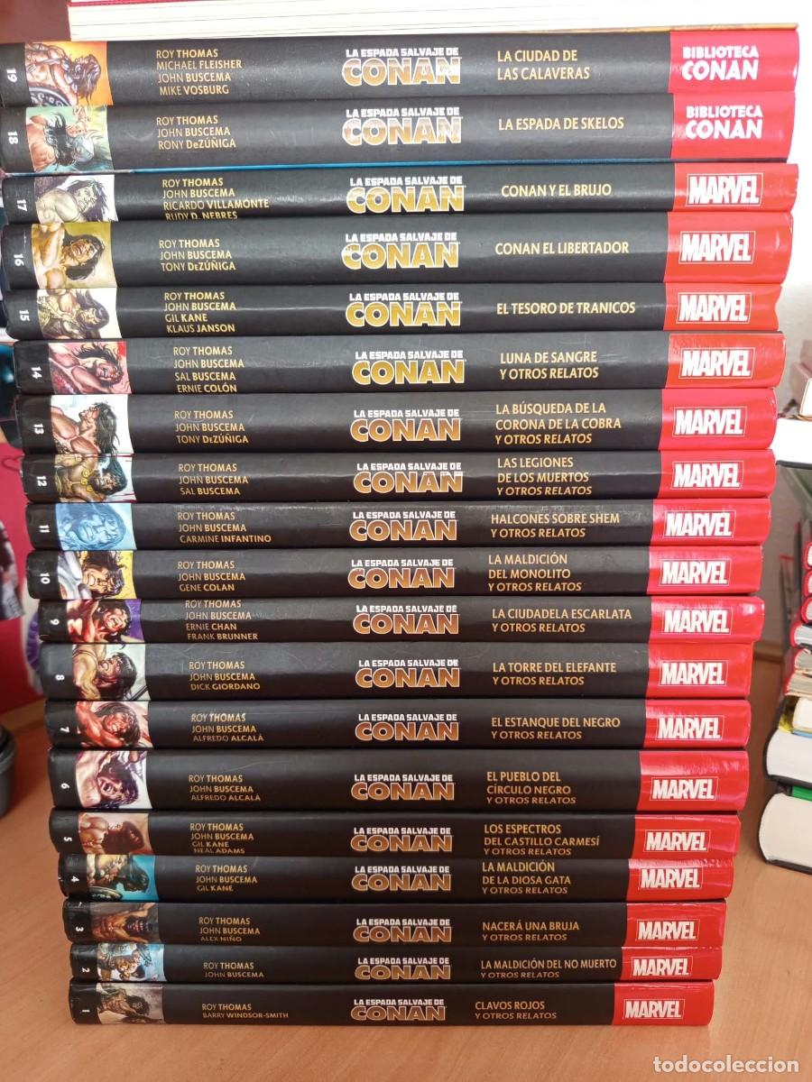 C&oacute;mics: COLECCION 19 TOMOS LA ESPADA SALVAJE DE CONAN
