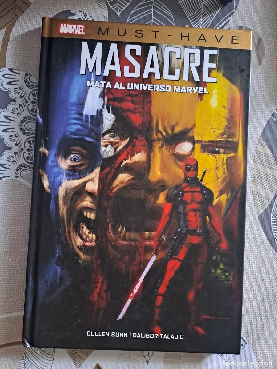 C&oacute;mics: Masacre, mata al universo Marvel, Panini en muy buen estado