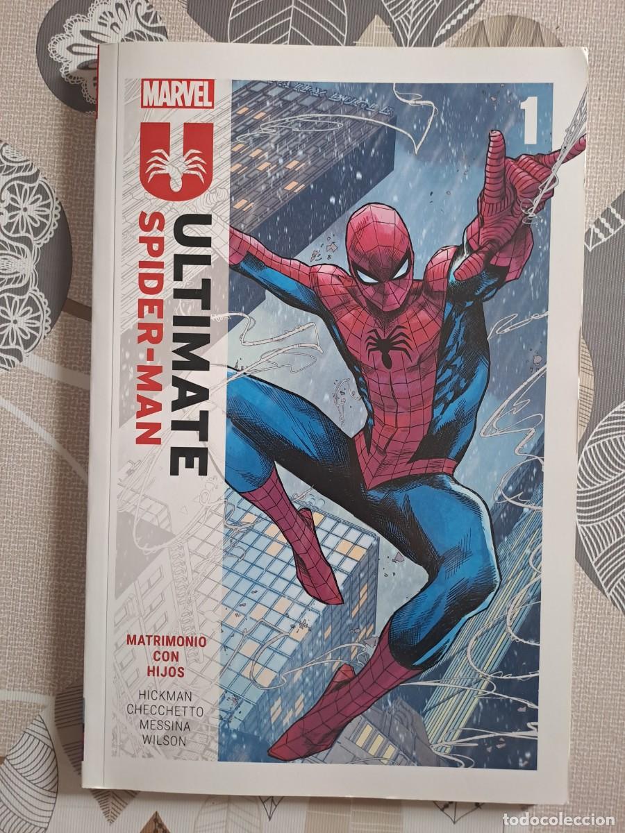 C&oacute;mics: Ultimate Spider-man, matrimonio con hijos, Panini en buen estado