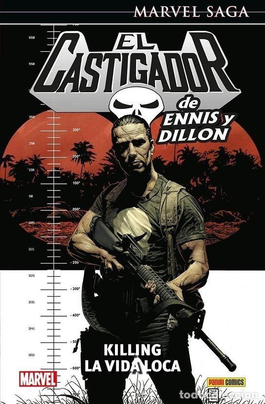 C&oacute;mics: EL CASTIGADOR DE ENNIS Y DILLON KILLING LA VIDA LOCA, MARVEL SAGA. TAPA DURA. PANINI