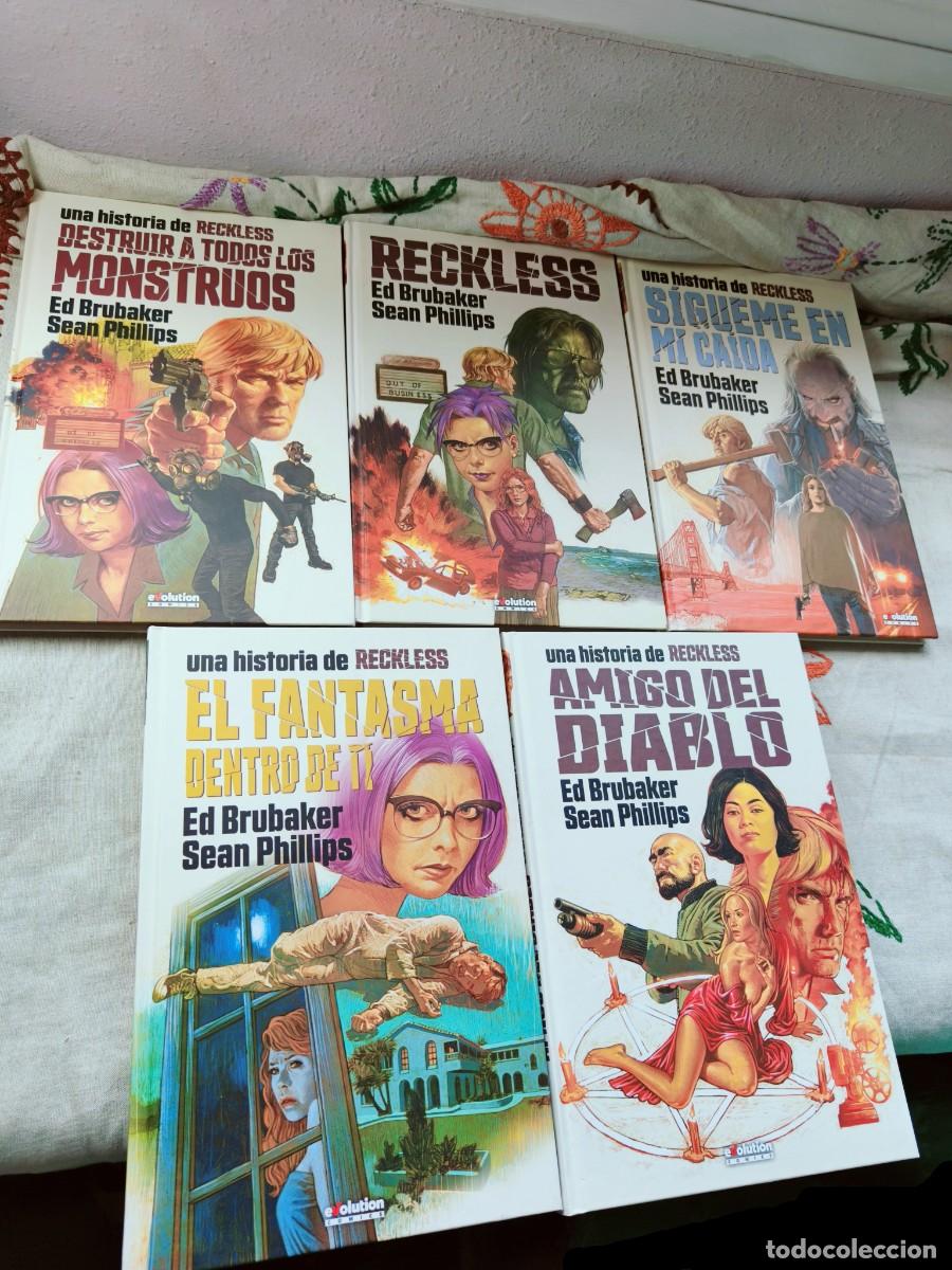 C&oacute;mics: Reckless Completa. Brubaker. Panini.