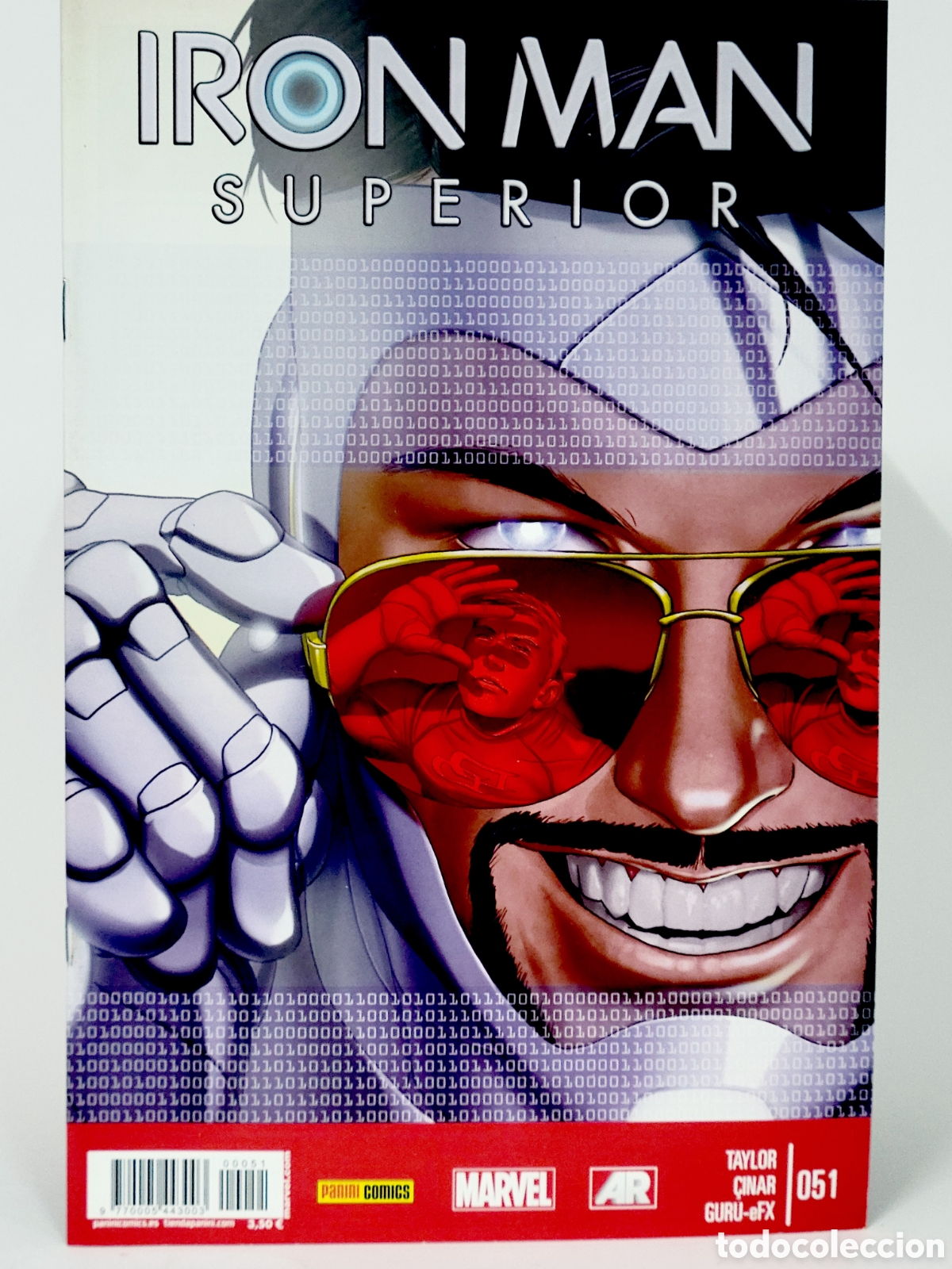 C&oacute;mics: C&Oacute;MIC IRON MAN SUPERIOR 51 PANINI MARVEL GRAPA DE KIOSCO