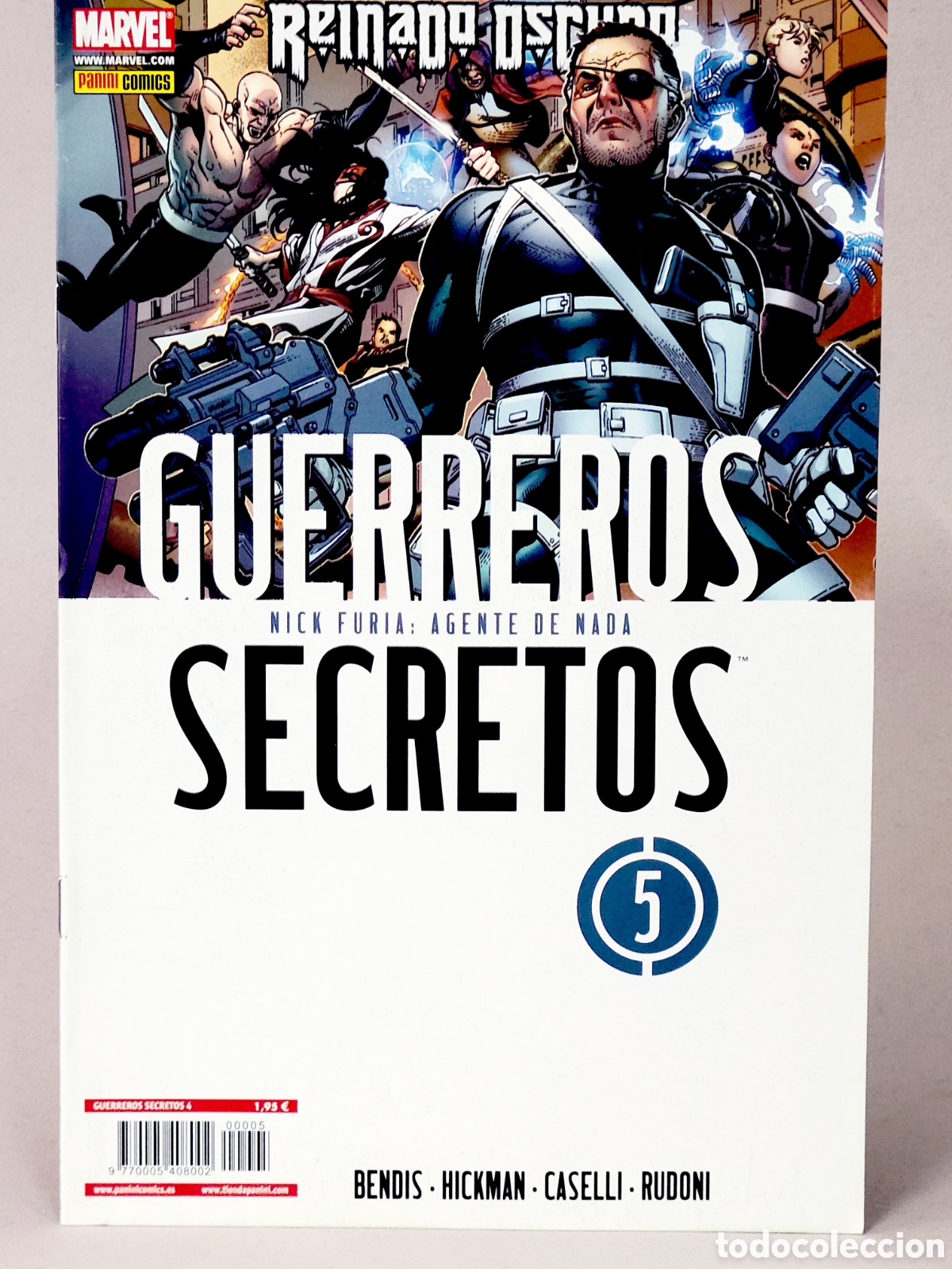 C&oacute;mics: C&Oacute;MIC GERREROS SECRETOS 5 REINADO OSCURO PANINI MARVEL GRAPA DE KIOSCO