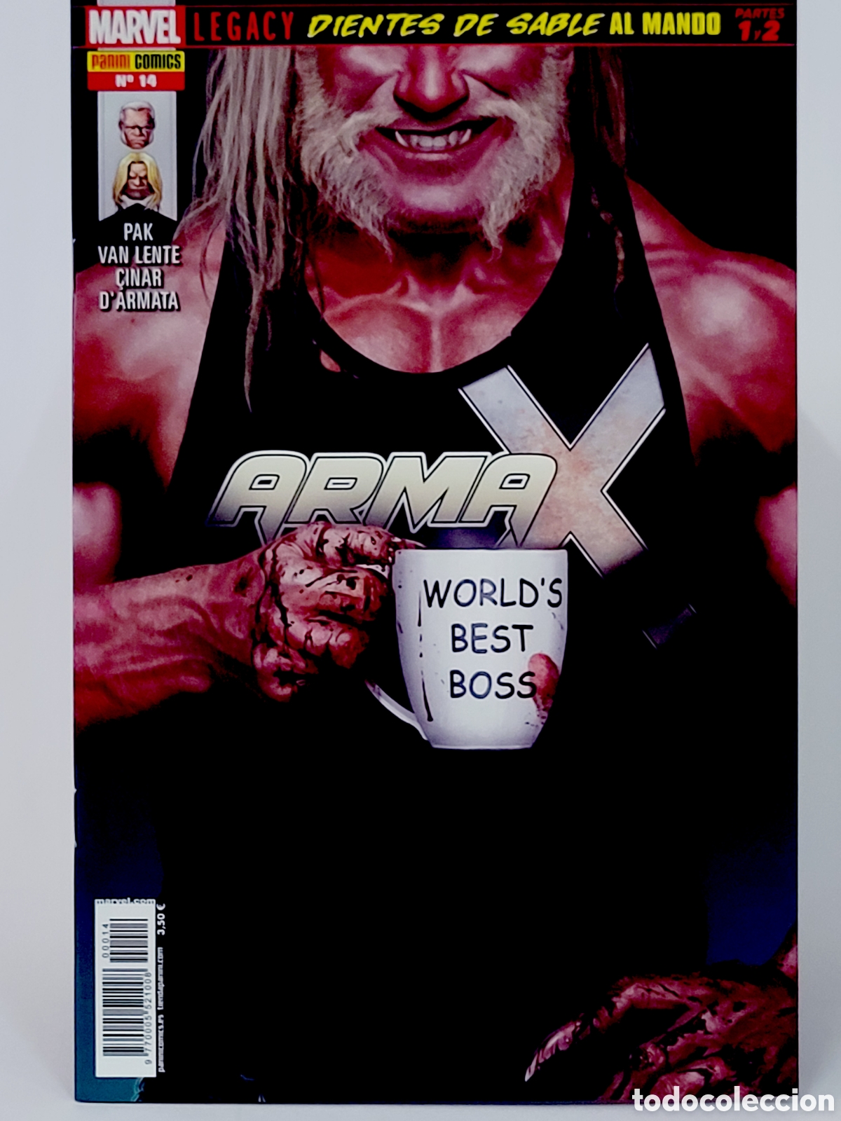 C&oacute;mics: C&Oacute;MIC ARMA X 14 DIENTES DE SABLE LEGACY PANINI MARVEL GRAPA DE KIOSCO