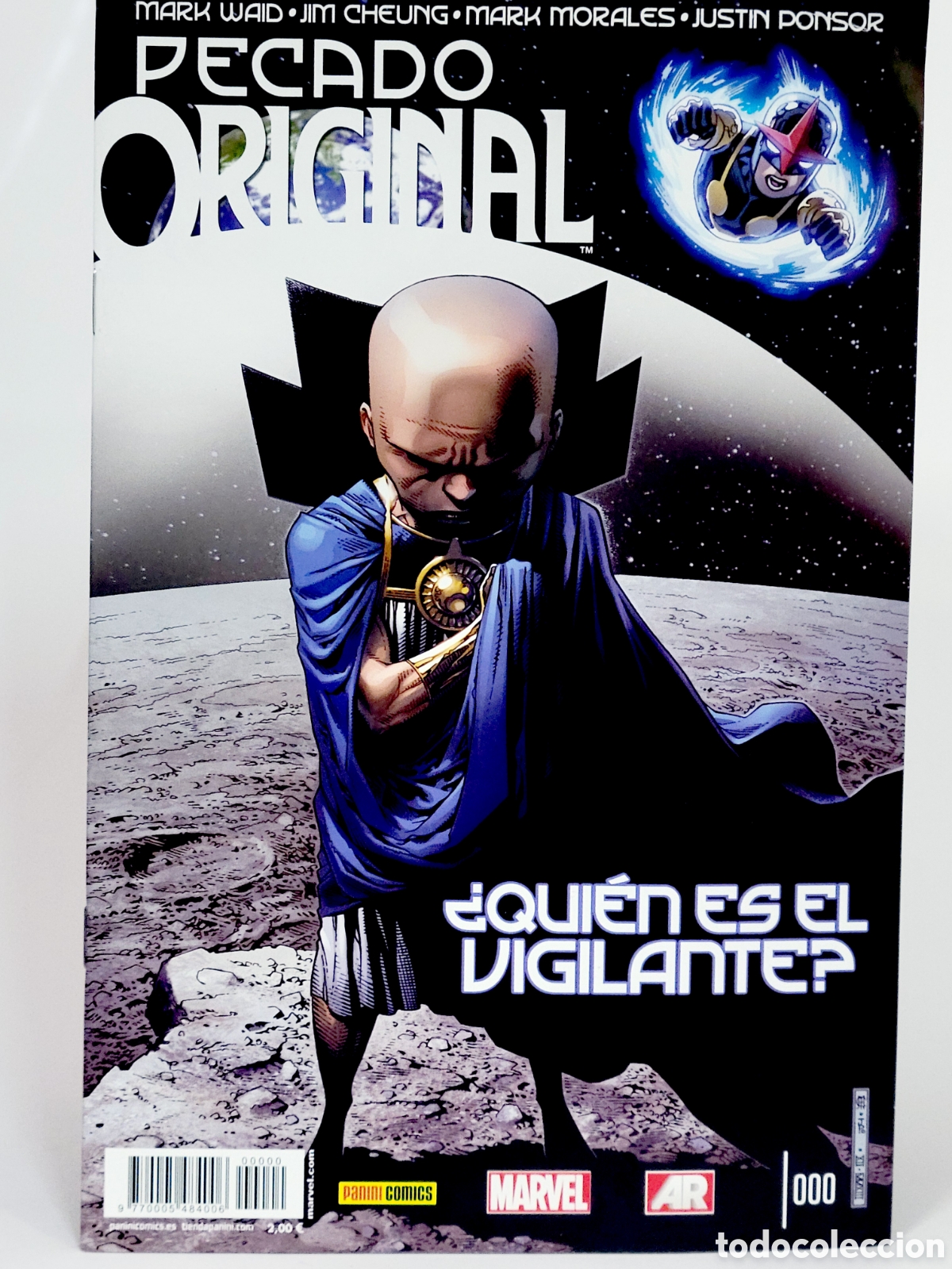 C&oacute;mics: C&Oacute;MIC PECADO ORIGINAL 0 QUIEN ES EL VIGILANTE PANINI MARVEL GRAPA DE KIOSCO