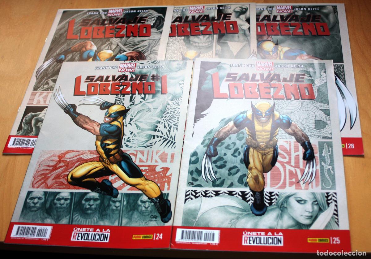 C&oacute;mics: SALVAJE LOBEZNO N&ordm;S 01+02+03+04+05 ( LOBEZNO VOL.5 # 24,25,26,27 Y 28 )