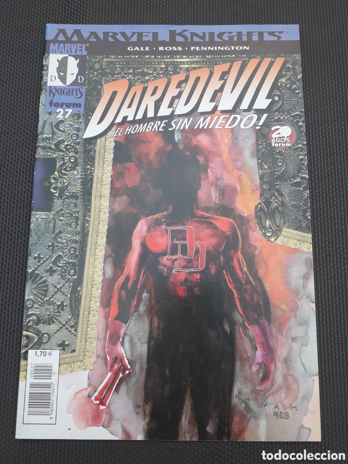 C&oacute;mics: DAREDEVIL N&Uacute;MERO 27 VOLUMEN 1 MK. EXCELENTE ESTADO