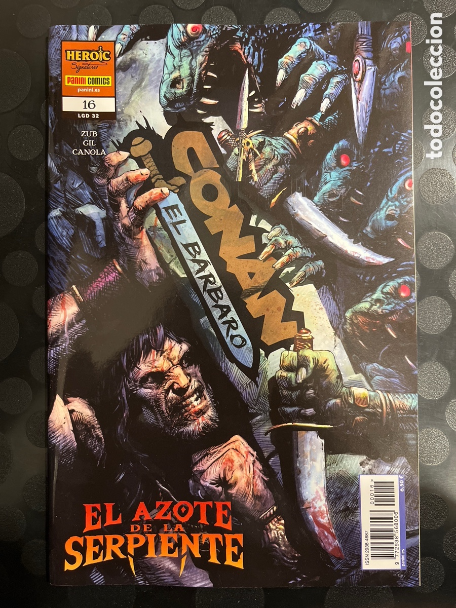 C&oacute;mics: CONAN EL B&Aacute;RBARO N.32 / 16 EL AZOTE DE LA SERPIENTE HEROIC SIGNATURES ( 2023/&hellip; )
