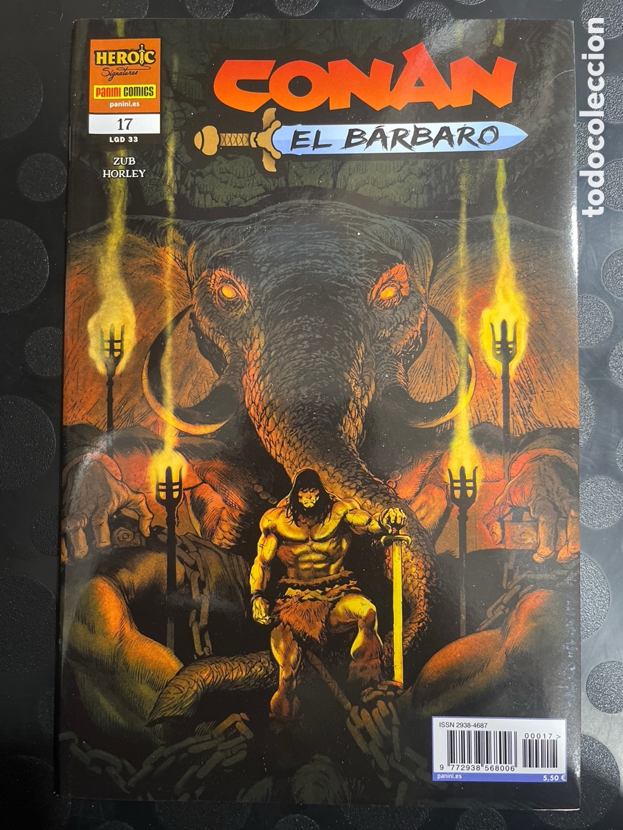 C&oacute;mics: CONAN EL B&Aacute;RBARO N.33 / 17 EL N&Oacute;MADA HEROIC SIGNATURES ( 2023/&hellip; )
