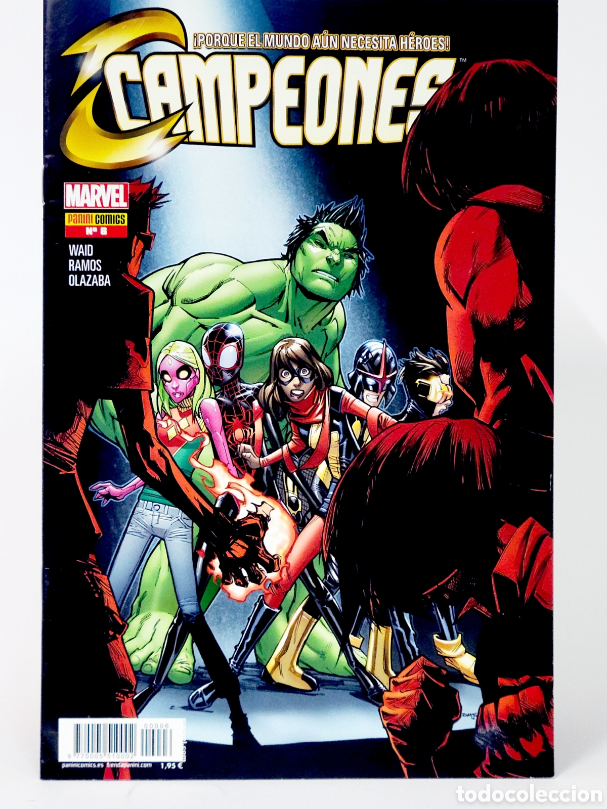 C&oacute;mics: C&Oacute;MIC CAMPEONES 6 PANINI MARVEL GRAPA EXCELENTE ESTADO