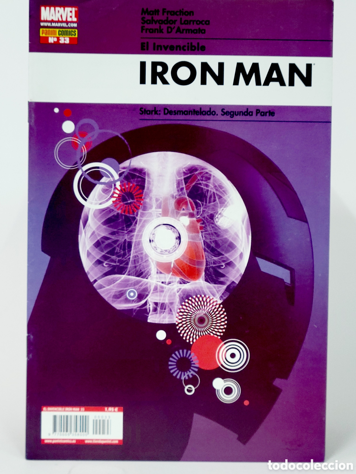 C&oacute;mics: C&Oacute;MIC EL INVENCIBLE IRON MAN 33 PANINI MARVEL GRAPA EXCELENTE ESTADO