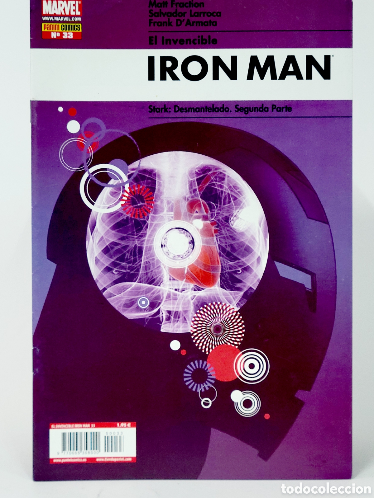 C&oacute;mics: C&Oacute;MIC EL INVENCIBLE IRON MAN 33 PANINI MARVEL GRAPA EXCELENTE ESTADO