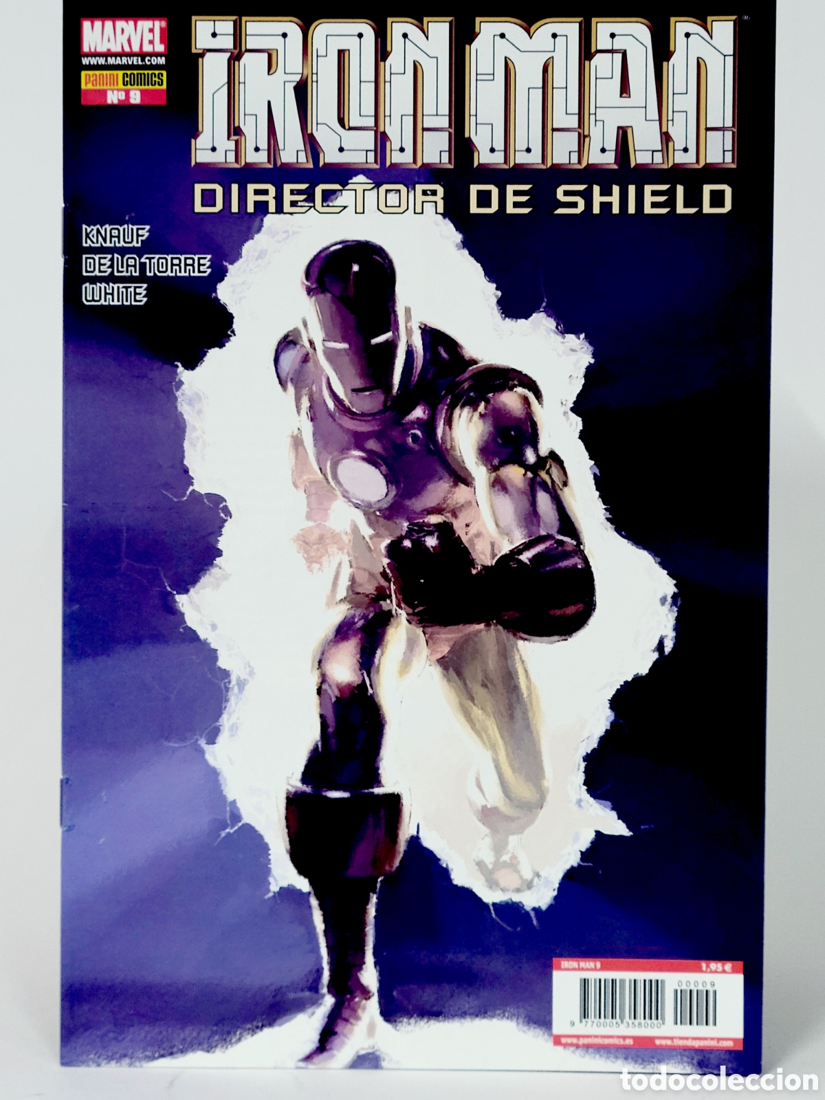 C&oacute;mics: C&Oacute;MIC IRON MAN 9 DIRECTOR DE SHIELD PANINI MARVEL GRAPA EXCELENTE ESTADO