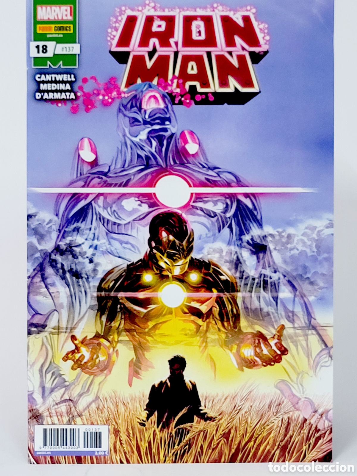 C&oacute;mics: C&Oacute;MIC EL INVENCIBLE IRON MAN 137 PANINI MARVEL GRAPA EXCELENTE ESTADO