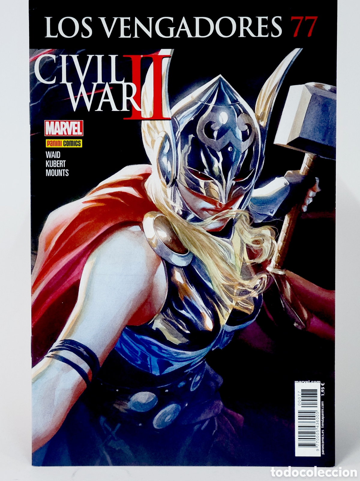 C&oacute;mics: C&Oacute;MIC LOS VENGADORES 77 CIVIL WAR II PANINI MARVEL GRAPA EXCELENTE ESTADO