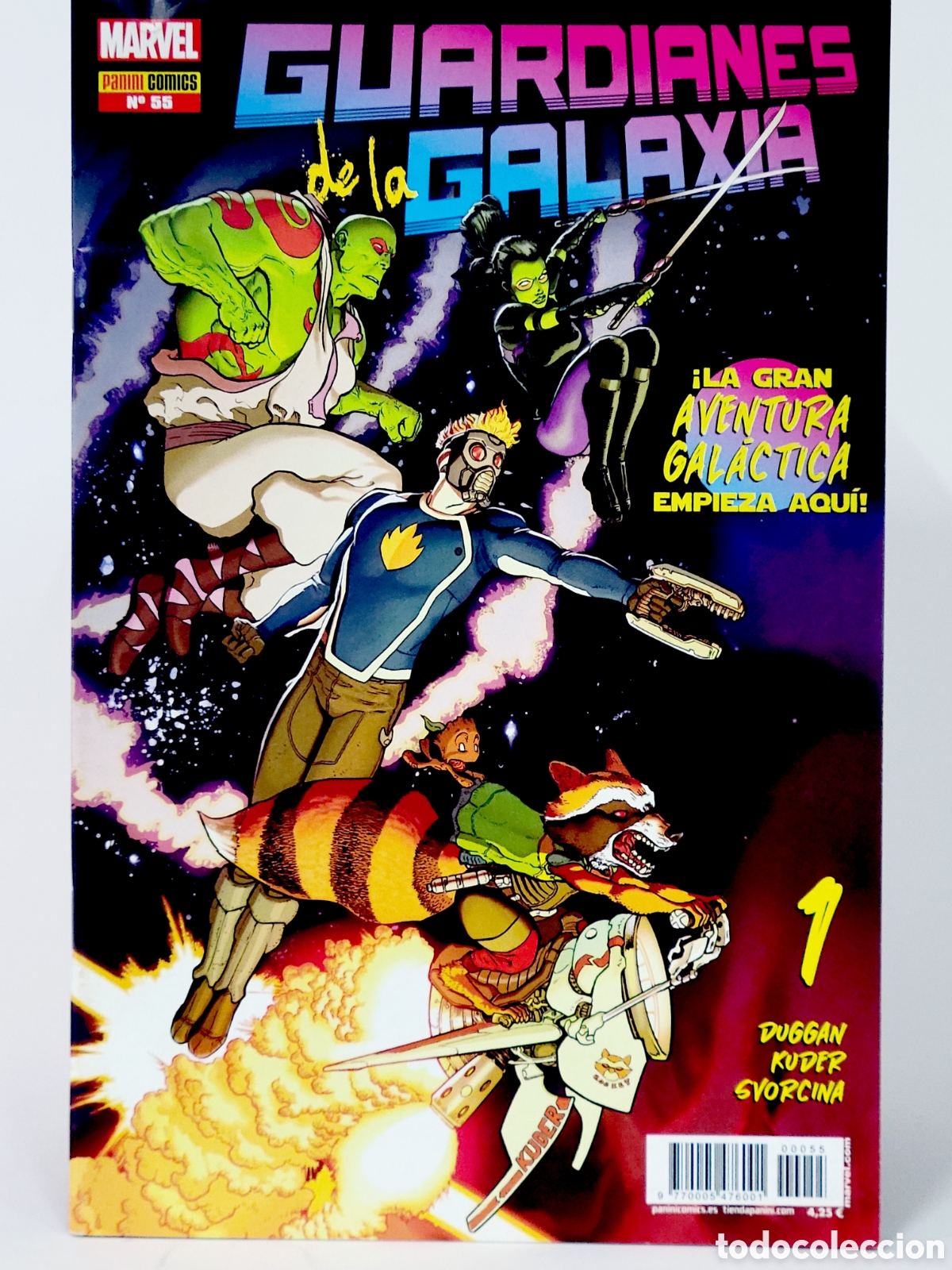 C&oacute;mics: C&Oacute;MIC GUARDIANES DE LA GALAXIA 55 PANINI MARVEL GRAPA EXCELENTE ESTADO