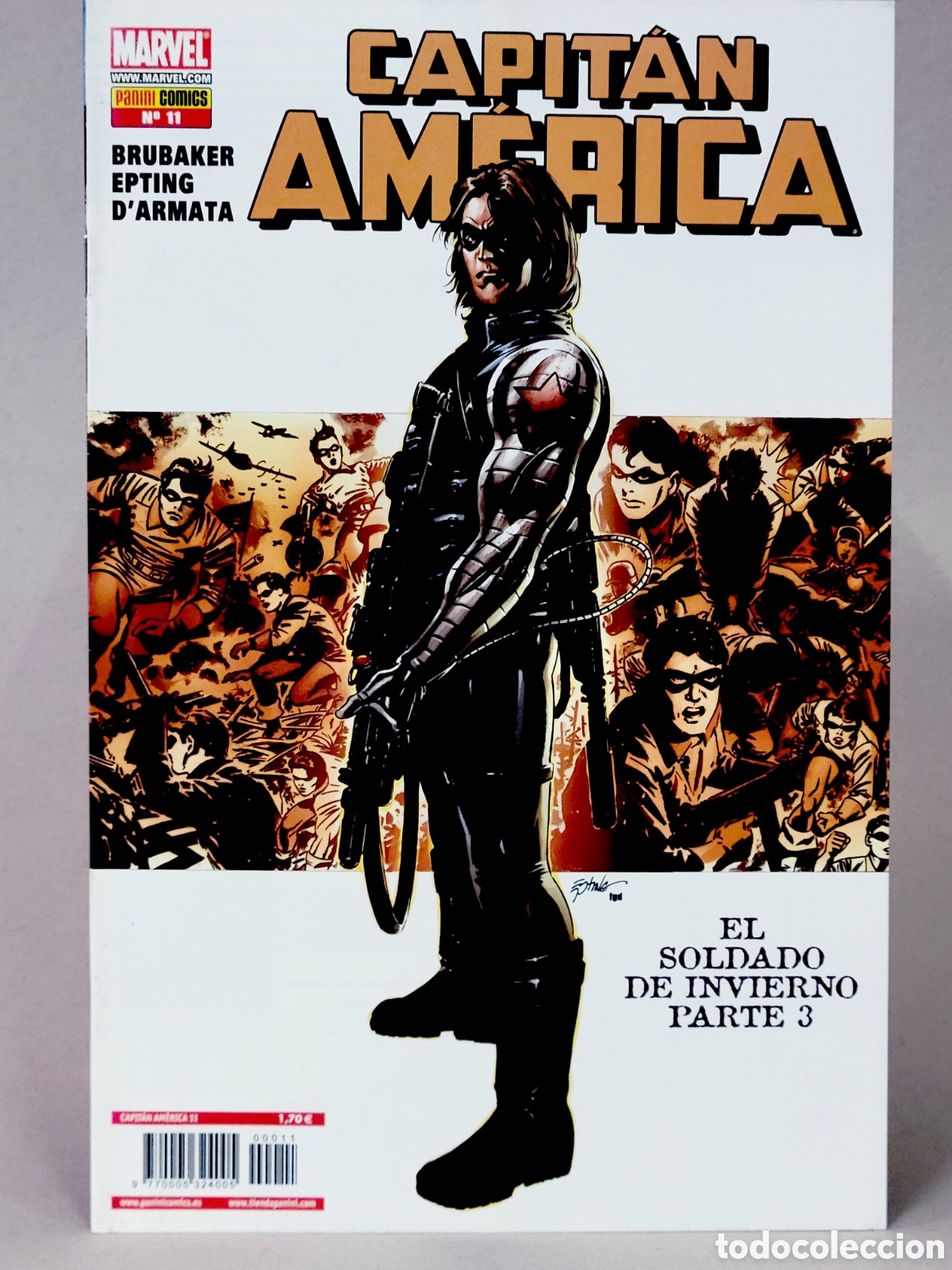 C&oacute;mics: C&Oacute;MIC CAPITAN AM&Eacute;RICA 11 PANINI MARVEL GRAPA EXCELENTE ESTADO