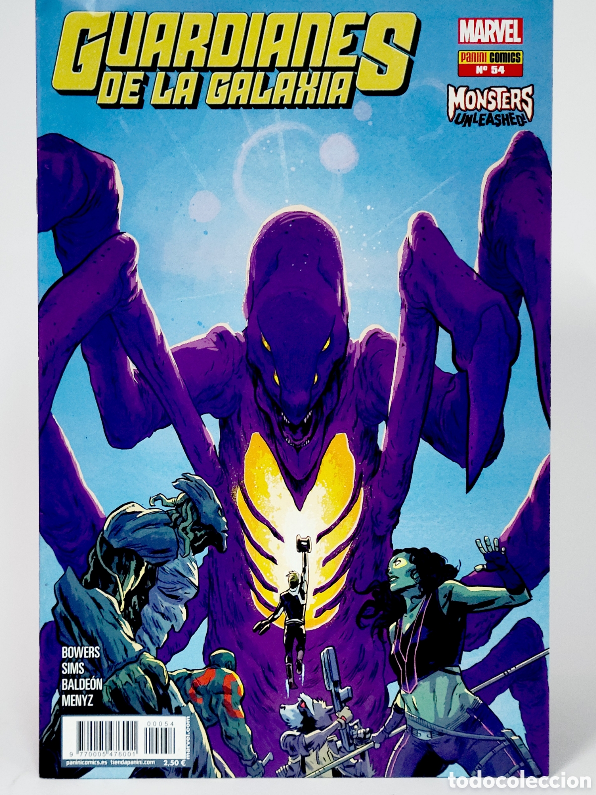 C&oacute;mics: C&Oacute;MIC GUARDIANES DE LA GALAXIA 54 PANINI MARVEL GRAPA EXCELENTE ESTADO