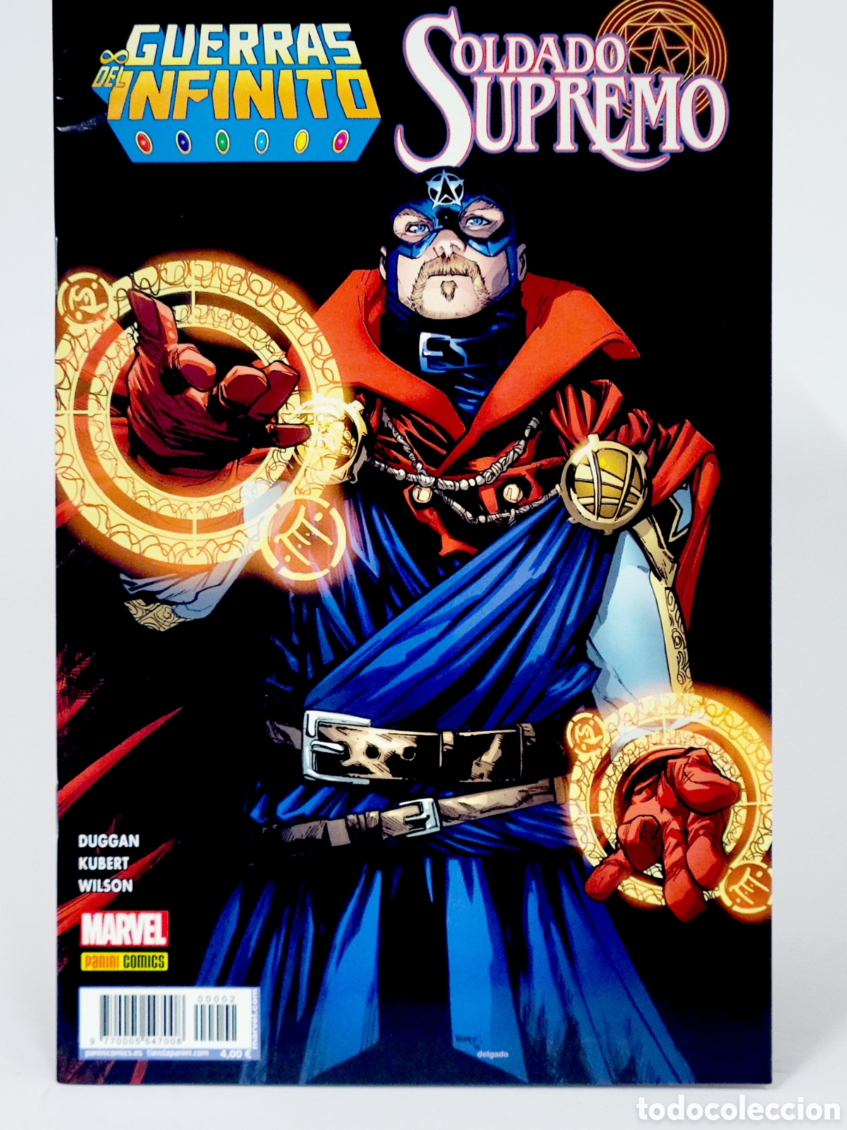 C&oacute;mics: C&Oacute;MIC GUERRAS DEL INFINITO SOLDADO SUPREMO ESPECIAL PANINI MARVEL GRAPA EXCELENTE ESTADO
