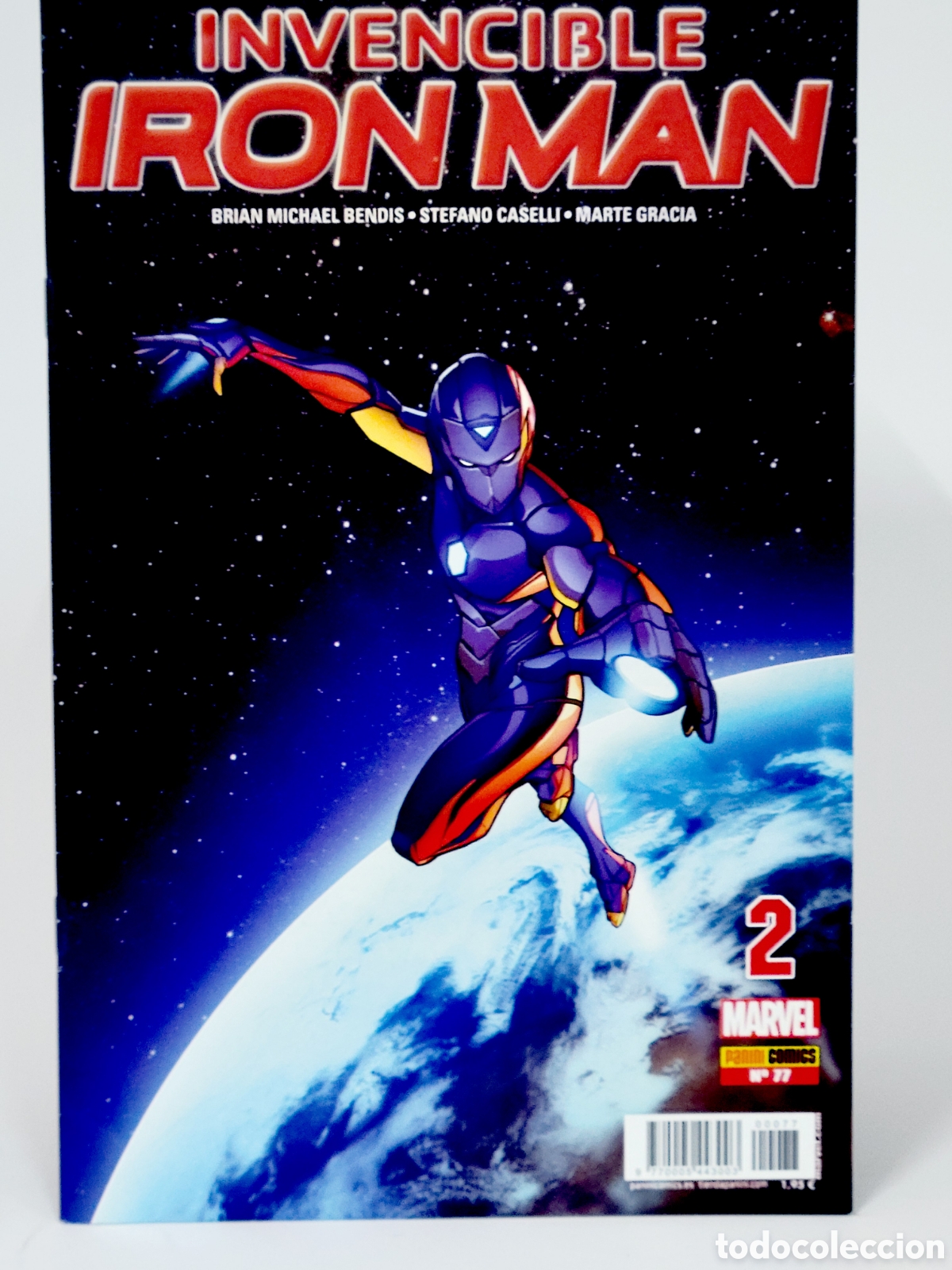 C&oacute;mics: C&Oacute;MIC INVENCIBLE IRON MAN 77 PANINI MARVEL GRAPA EXCELENTE ESTADO