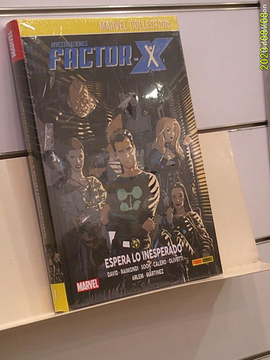 C&oacute;mics: INVESTIGACIONES FACTOR-X N&ordm; 1 ESPERA LO INESPERADO TOMO TAPA DURA MARVEL - PANINI OFERTA