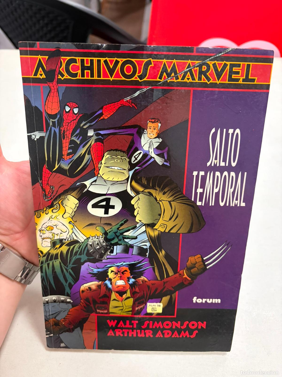 C&oacute;mics: ARCHIVOS MARVEL N&ordm; 2 (de 2) SALTO TEMPORAL. Comics Forum 1998.