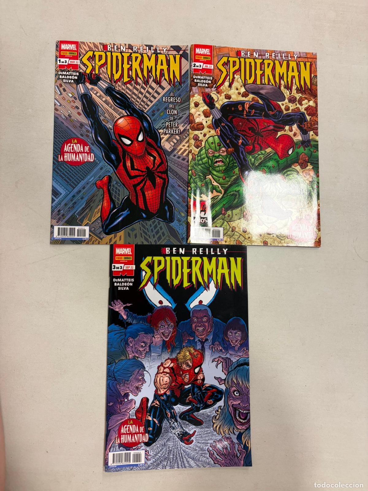 C&oacute;mics: Ben Reilly Spiderman: La Agenda de la Humanidad � 3 N&uacute;meros � Completa - VV. AA.