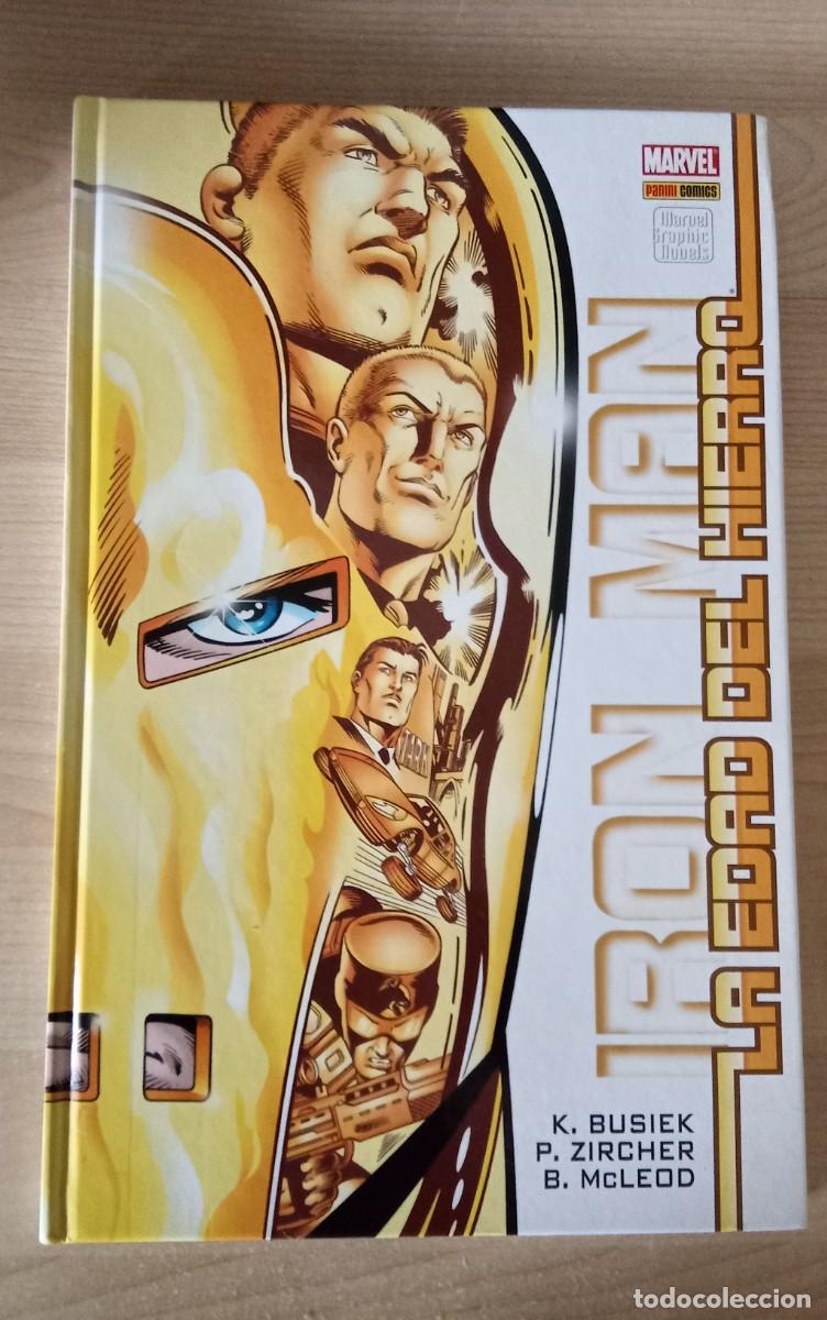 C&oacute;mics: IRON MAN. LA EDAD DEL HIERRO. K. Busiek. MARVEL. panini comics. 2008