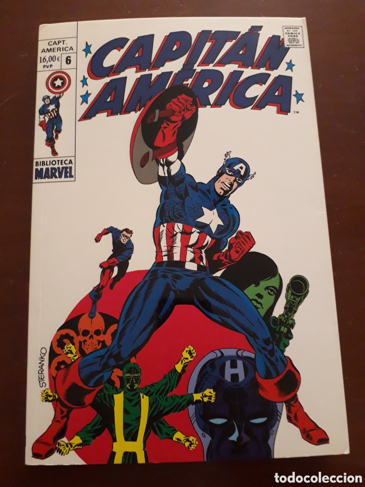 C&oacute;mics: BIBLIOTECA MARVEL. CAPIT&Aacute;N AM&Eacute;RICA. TOMO 6