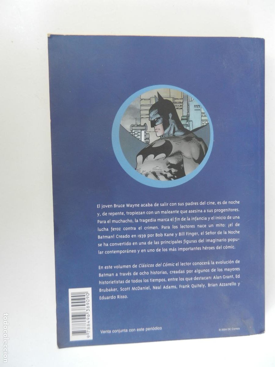 C&oacute;mics: BATMAN - BOB KANE - CL&Aacute;SICOS DEL C&Oacute;MIC - PANINI 2004. - Foto 2